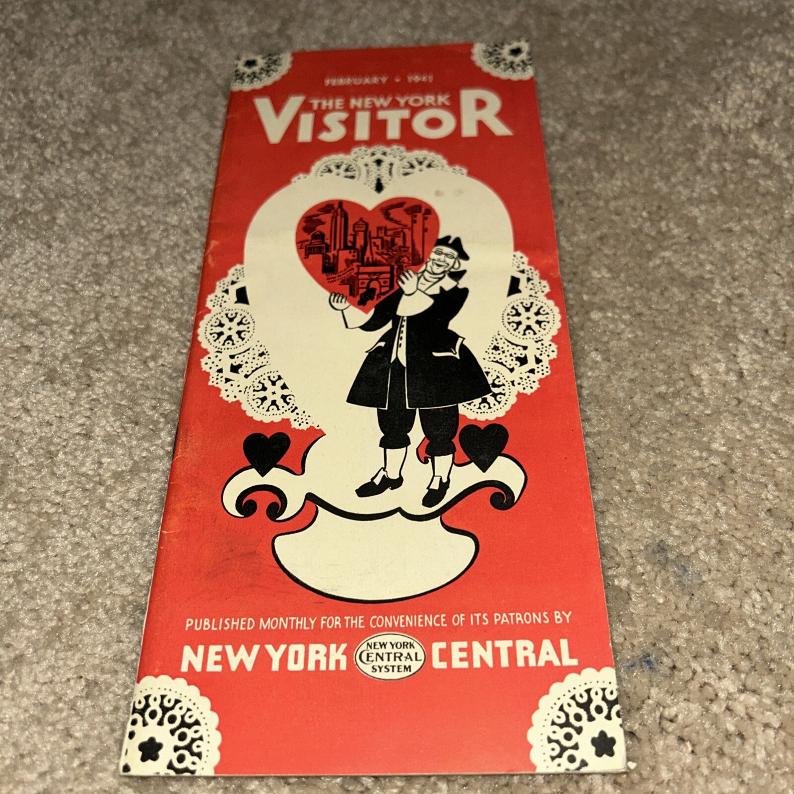 Feb 1941 THE NEW YORK VISITOR from THE NEW YORK CENTRAL SYSTEM Railroad 40 pages