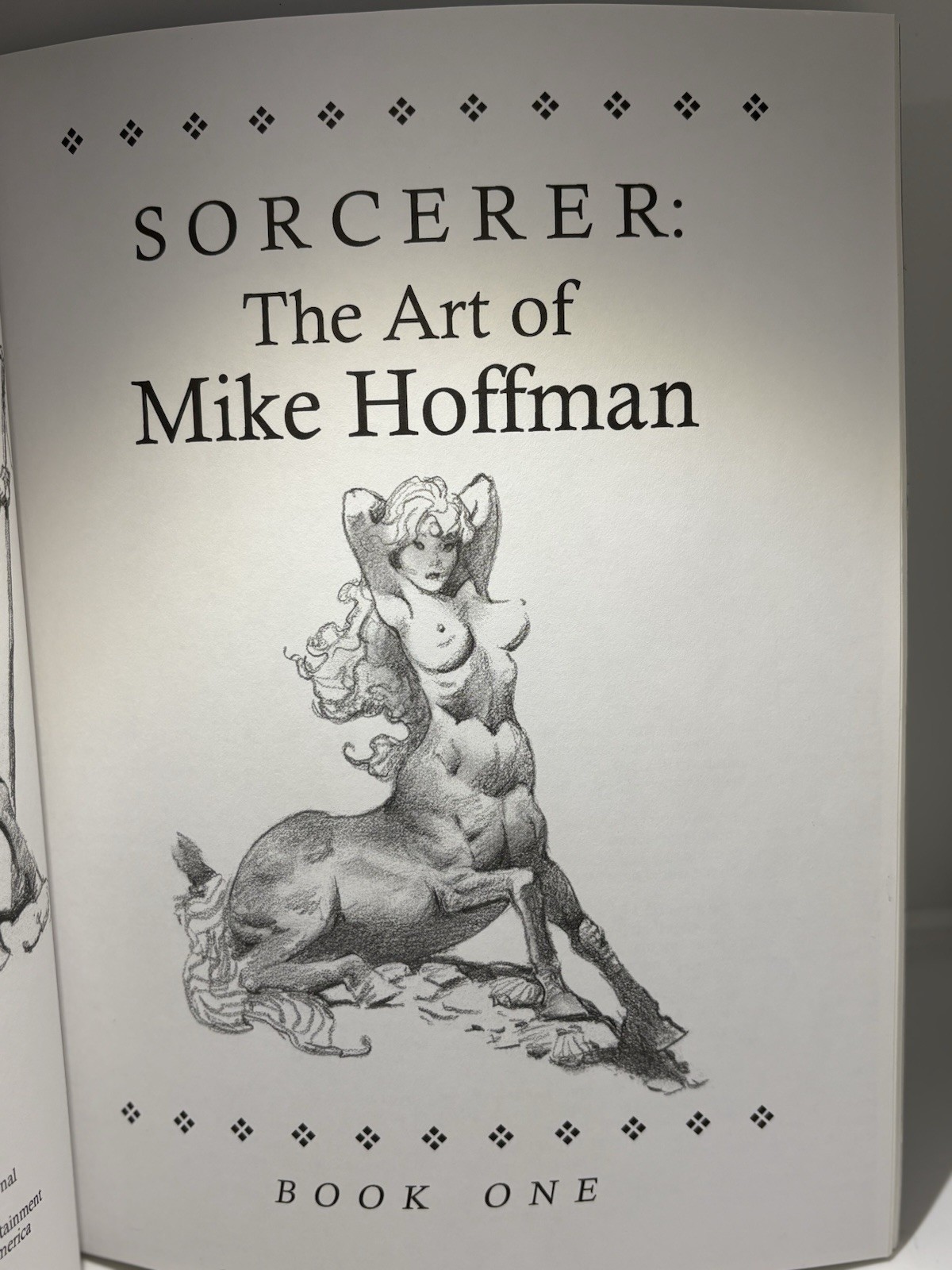 Mike Hoffman Sorcerer Art Work Book