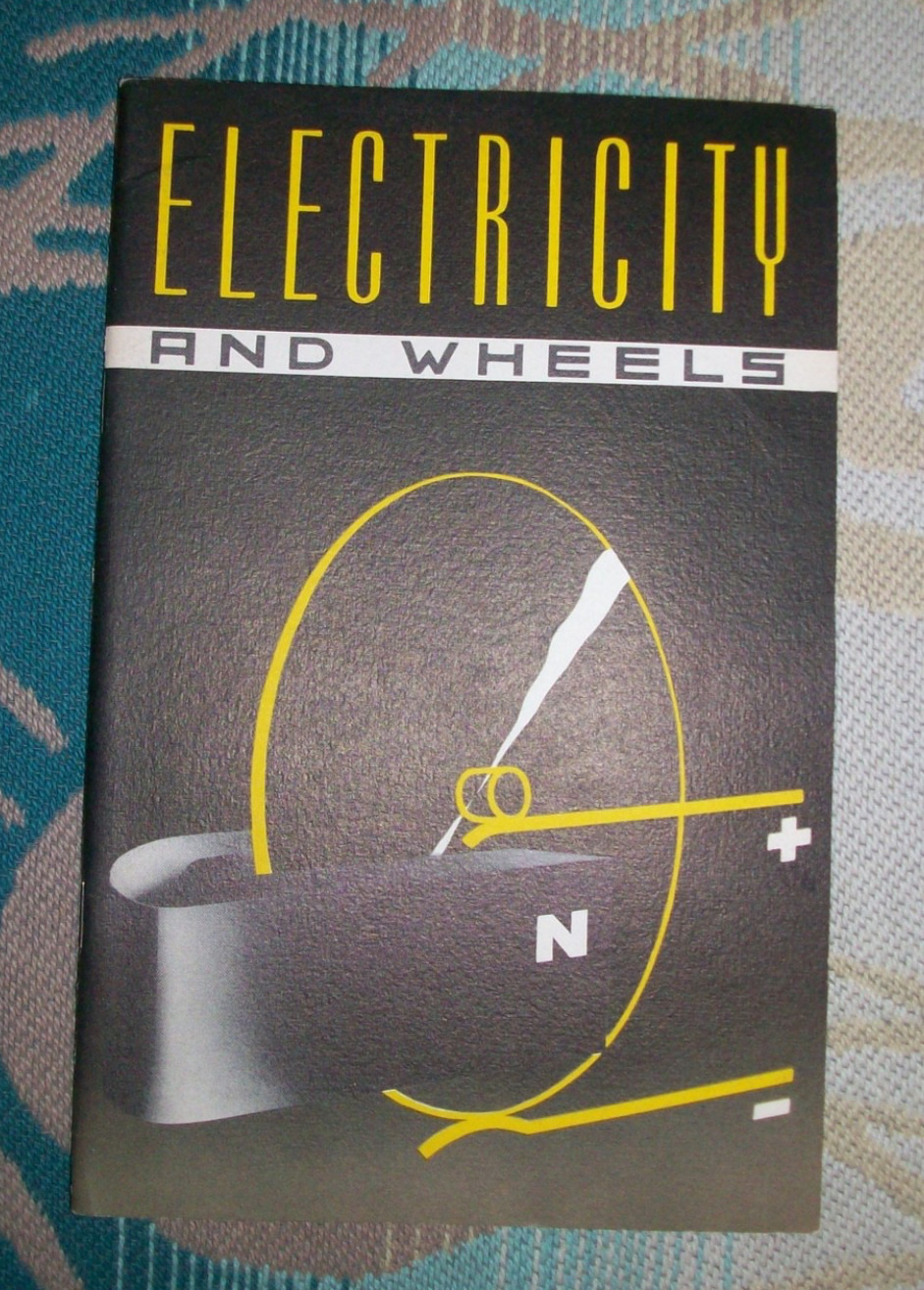 Vintage Graphic ELECTRICITY AND WHEELS 1938 General Motors Automotive Booklet