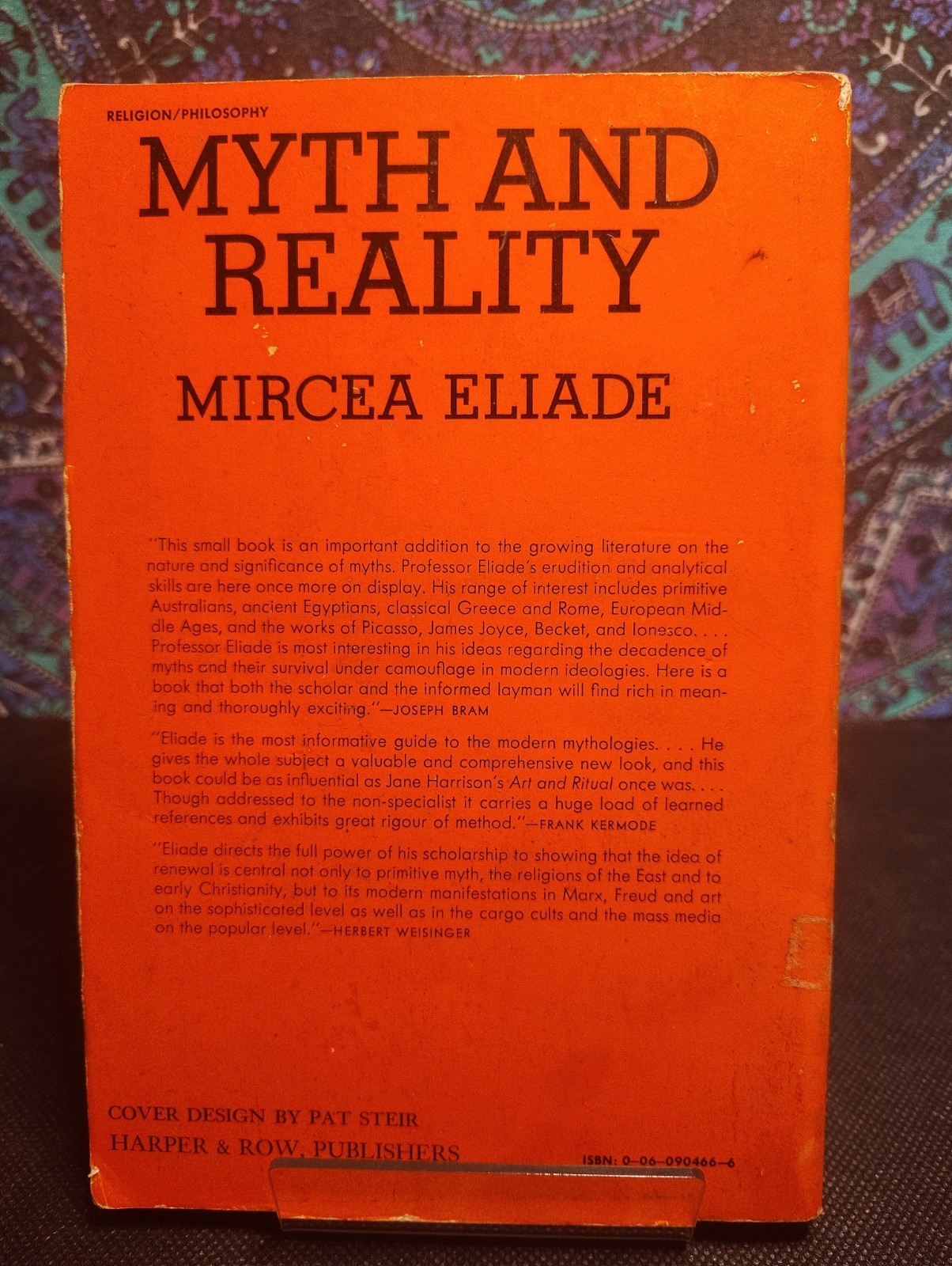 Myth and Reality Cosmos and History Mircea Eliade Myth and Meaning Levi-Strauss