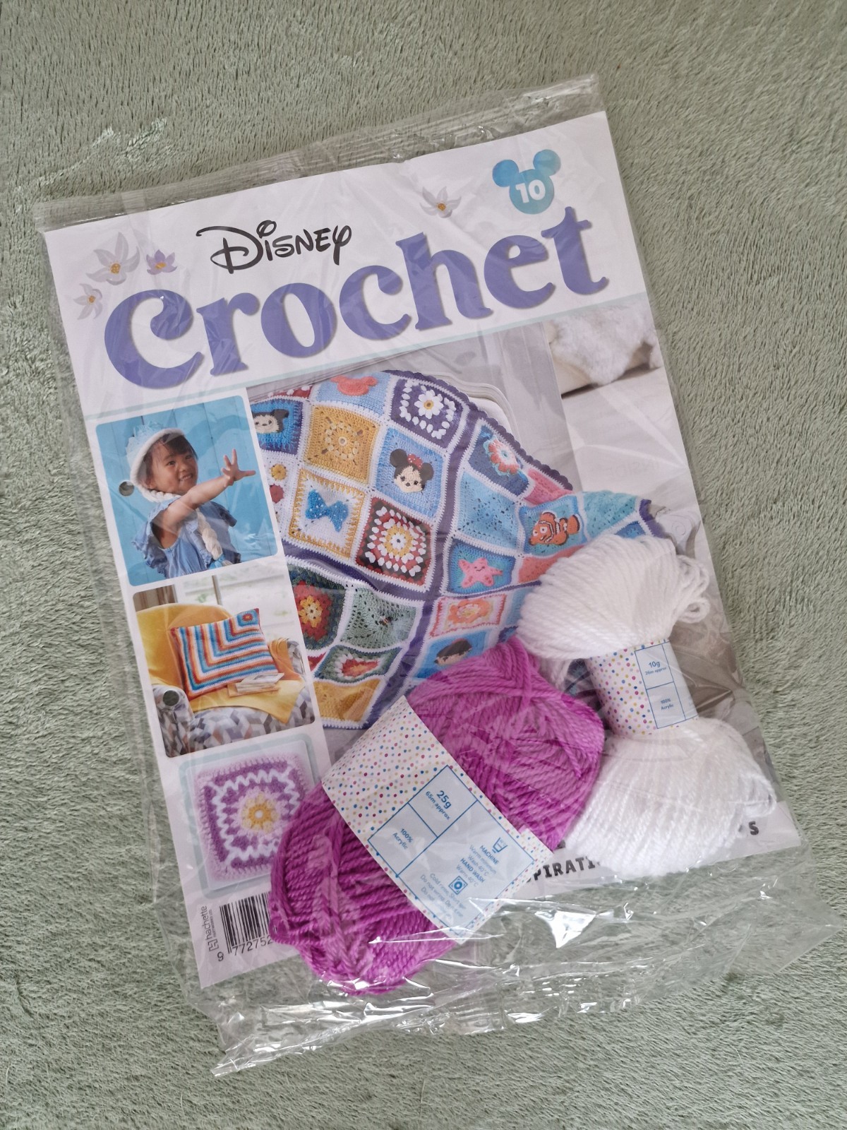 Brand New in Packaging with Wool as shown, Disney Crochet Magazine #10
