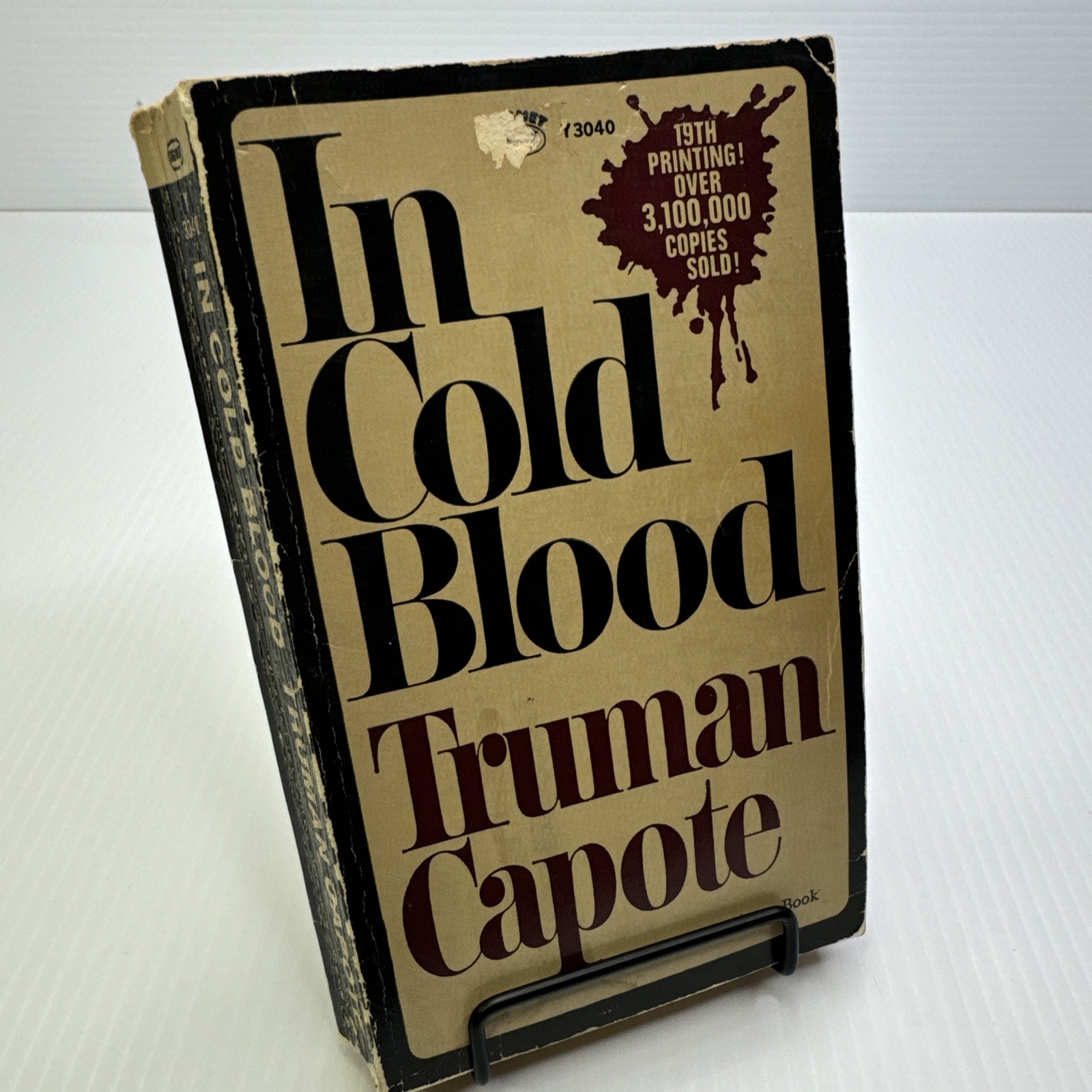 In Cold Blood Truman Capote Paperback Nineteenth Print Signet Book c1965 Vintage