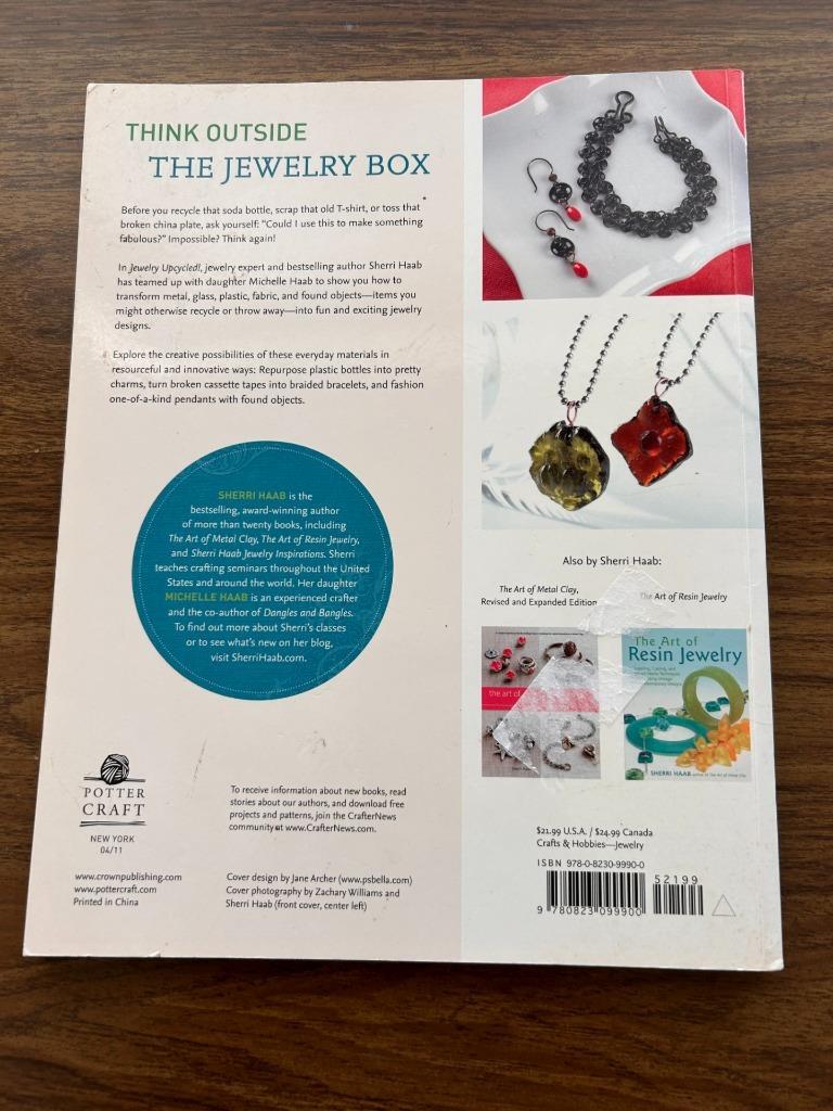Jewelry Upcycled Sherri Haab techniques projects instructions 144 pages PB book