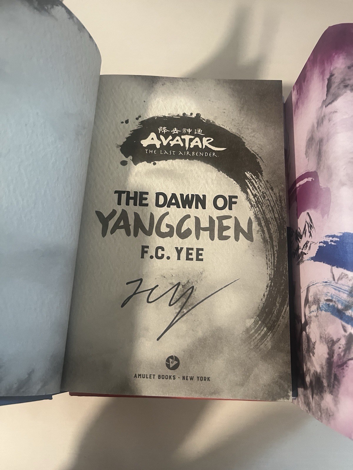 Chronicles Of The Avatar Signed Books 1-5 FC Yee & Randy Ribay