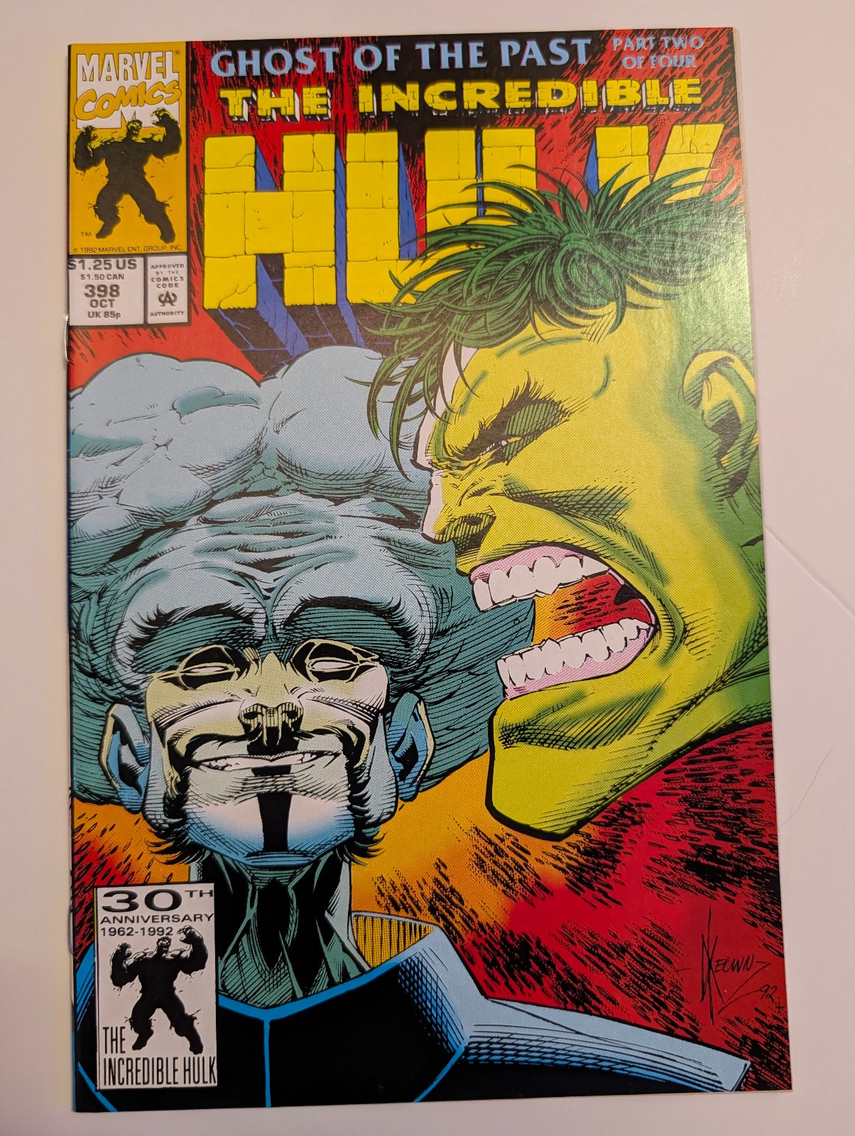 Incredible Hulk #398, Marvel Comics, 1992.