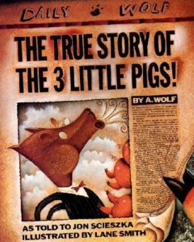 The True Story of the Three Little Pigs – 9780140544510, Jon Scieszka, paperback
