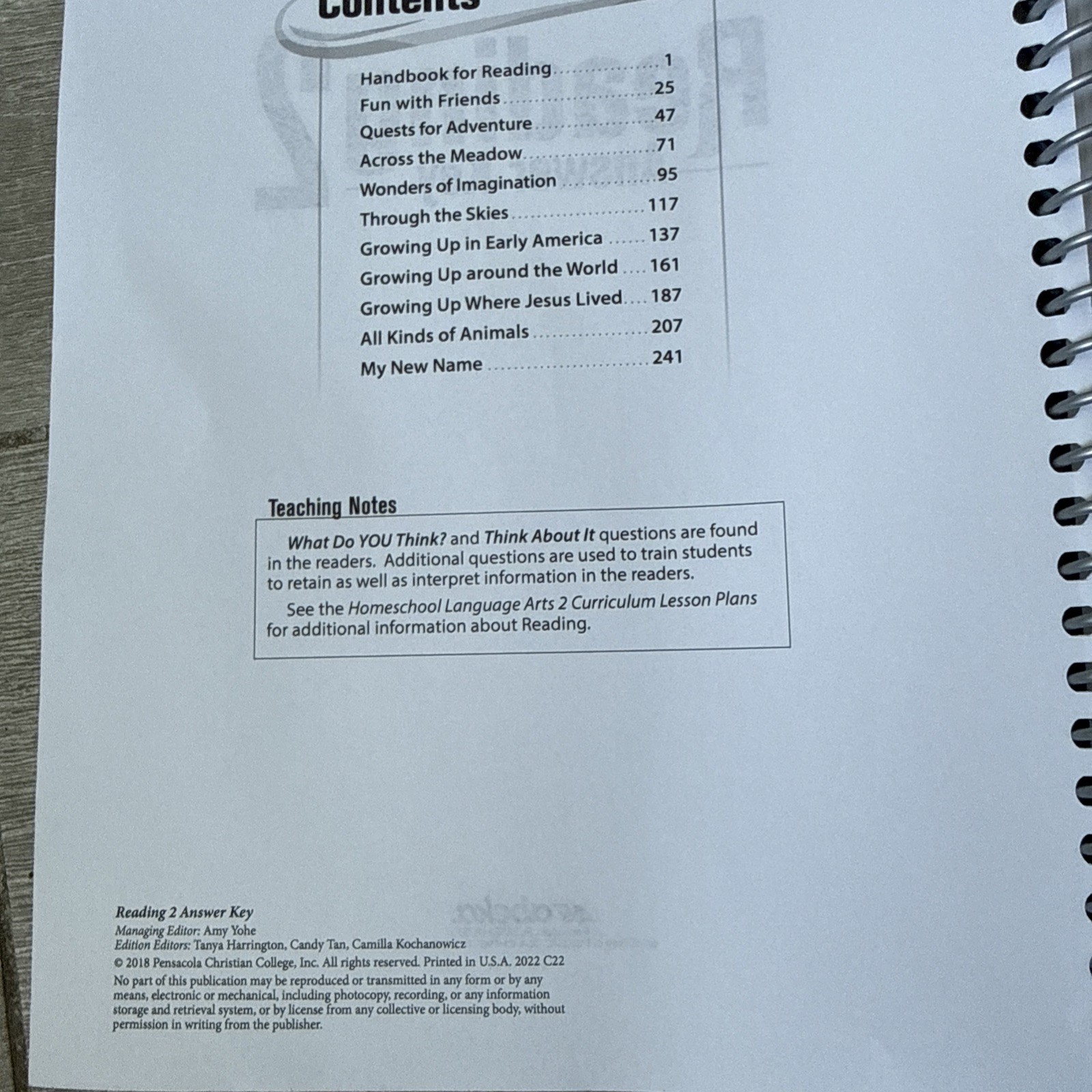 Abeka Reading 2 Answer Key Skill Sheet Key Handbook For Reading and 2 Readers