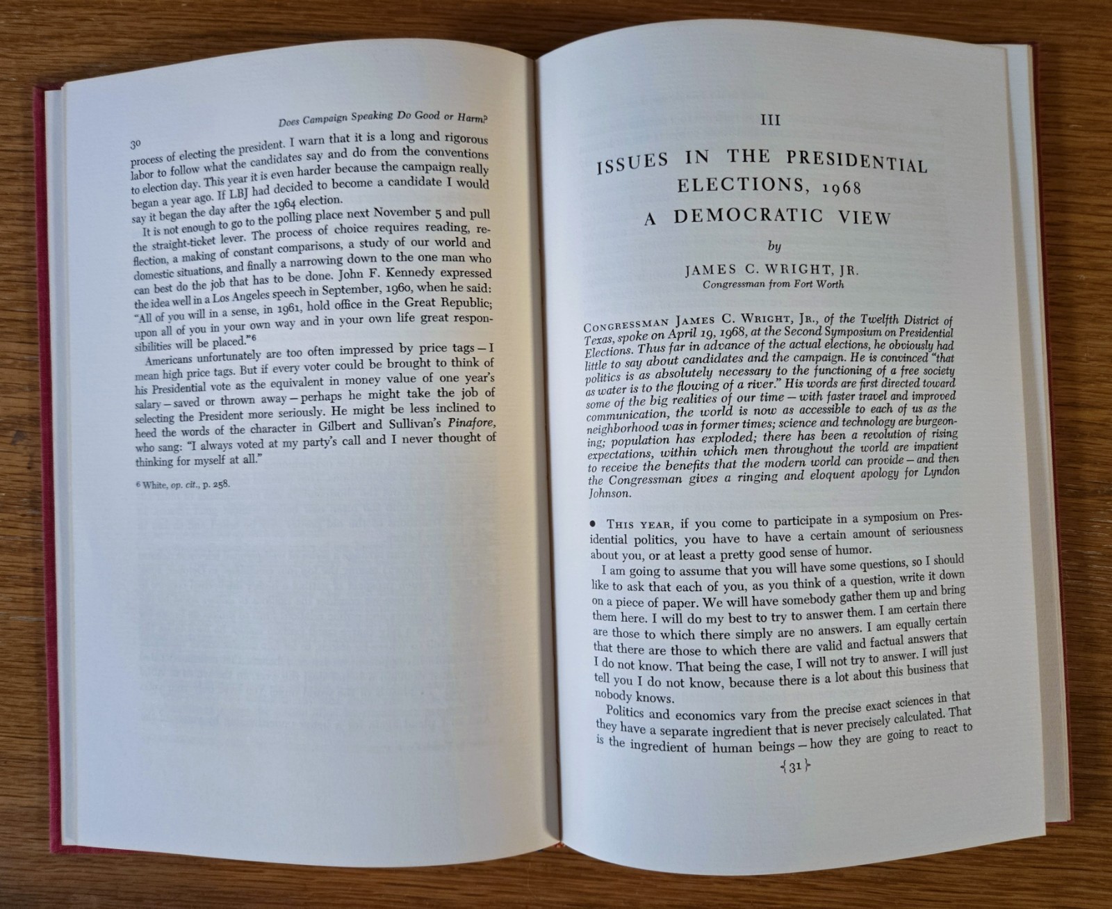 SIGNED: The President: Rex, Princeps, Imperator? by Joseph Ray (Hardcover, 1969)