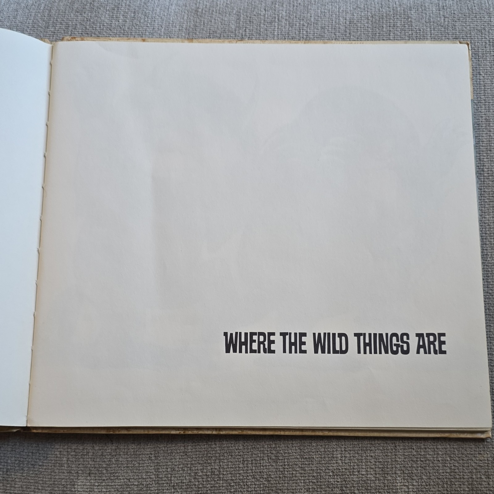 Where the Wild Things Are Maurice Sendak Hardcover 1963 Harper & Row Illustrated