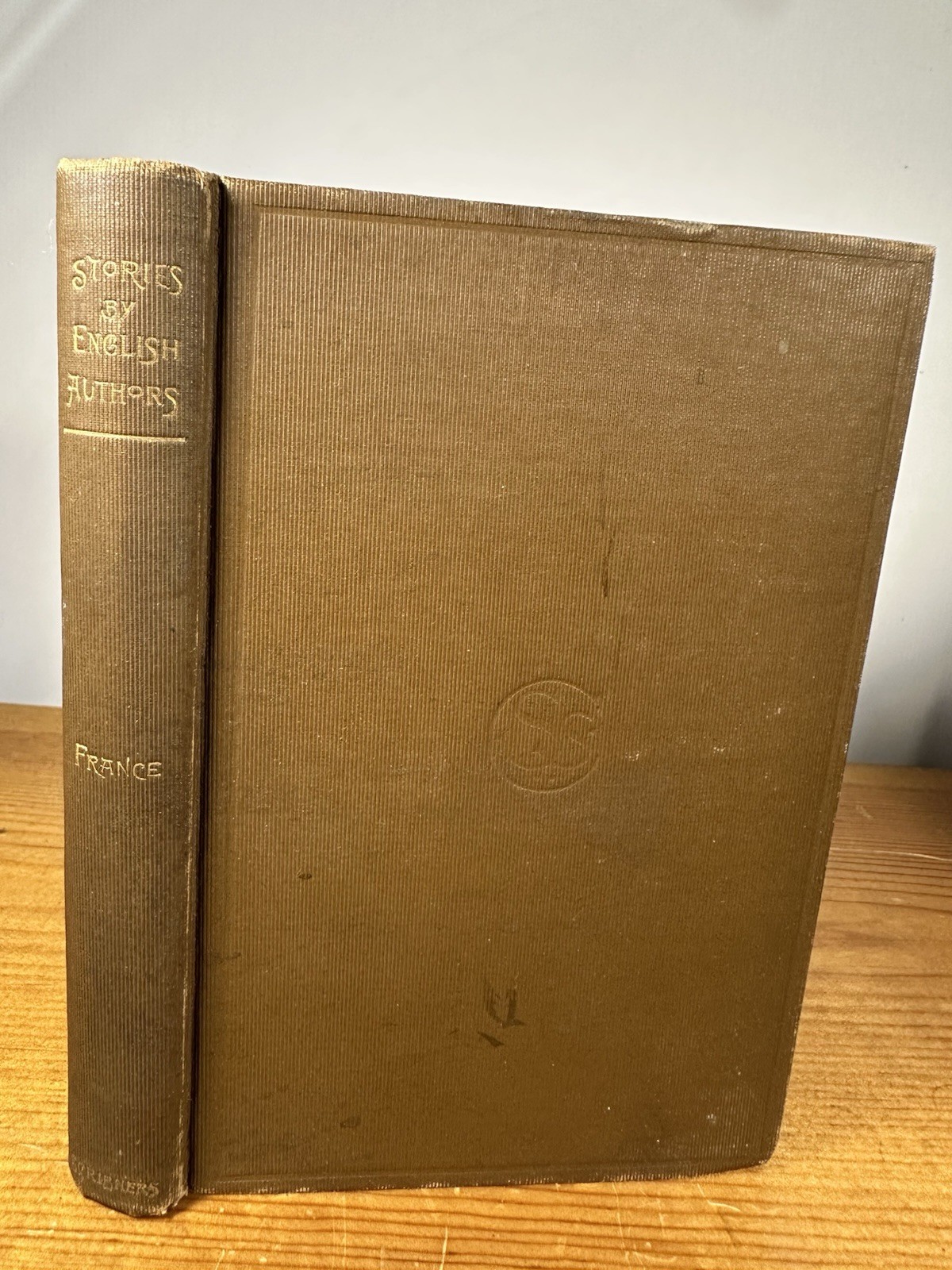 Stories by English Authors France 1896 Charles Scribners Sons Hardcover