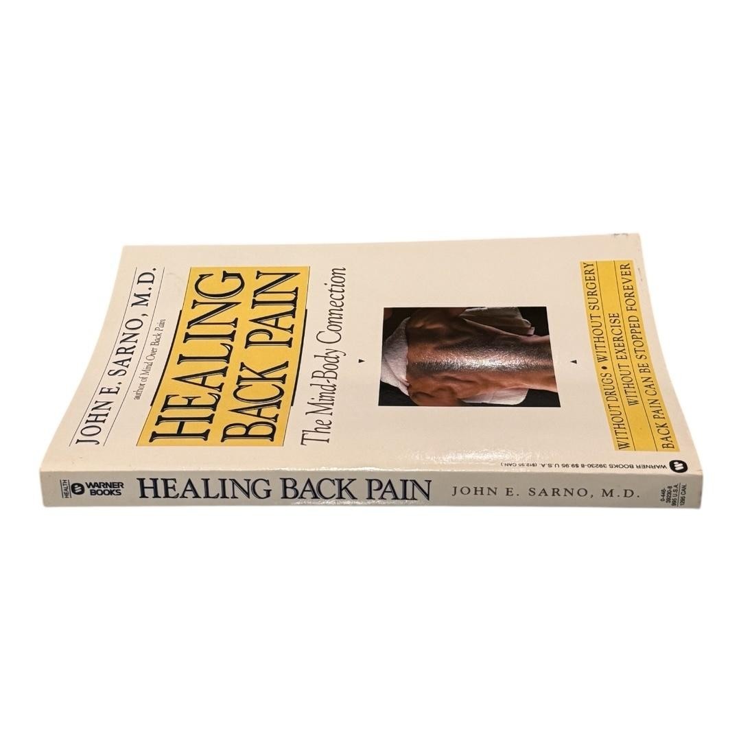 Healing Back Pain John E. Sarno M.D. Mind-Body Connection Paperback Book Health