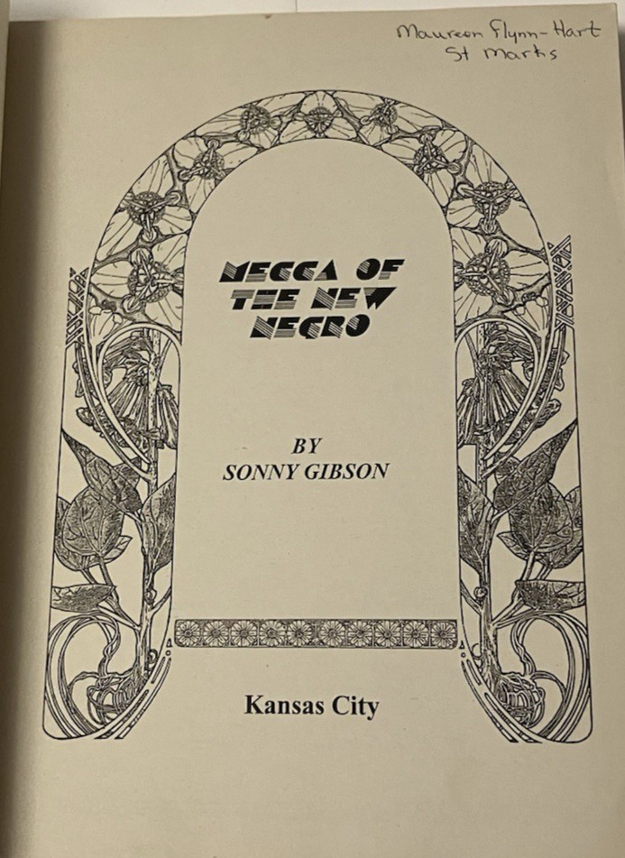 Kansas City Mecca of The New Negro Sonny Gibson Historical Art of The Early 1900