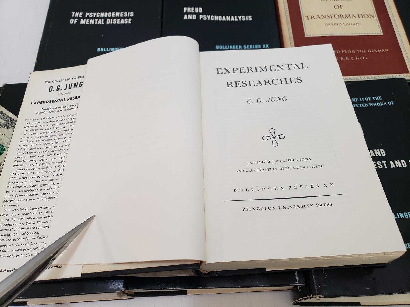 Collected Works of C.G. Jung – Partial Vintage Set Volumes 2 thru 17 — READ