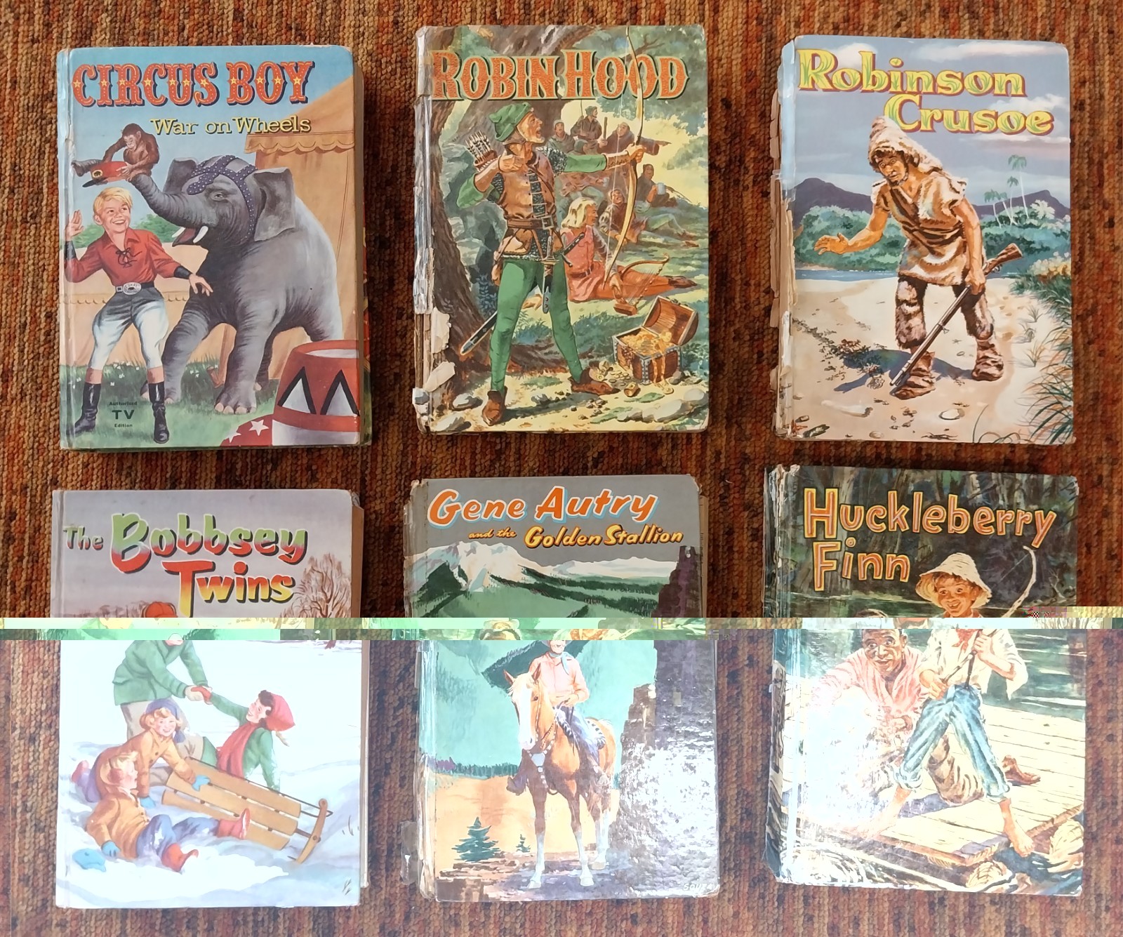 VTG Set Of 8 Children’s Books Whitman Publishing Co. Printed 1950s