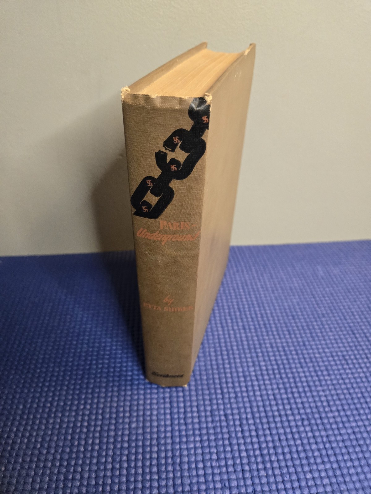 PARIS -UNDERGROUND by Etta Shiber, 1943 Charles Scribner’s Sons Hardback Book