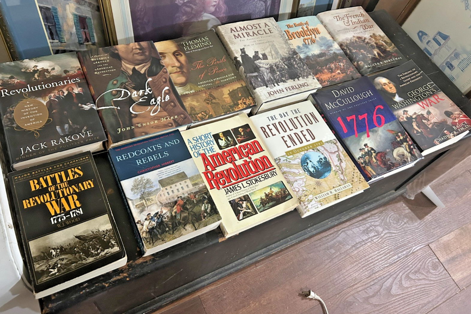 Lot of 13 Revolutionary War Military History Books Battles, Campaigns, 1775–1782
