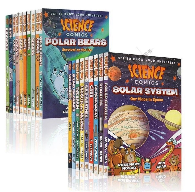 Science Comics Series : Get to Know Your Universe 30 Books Complete Set Kids