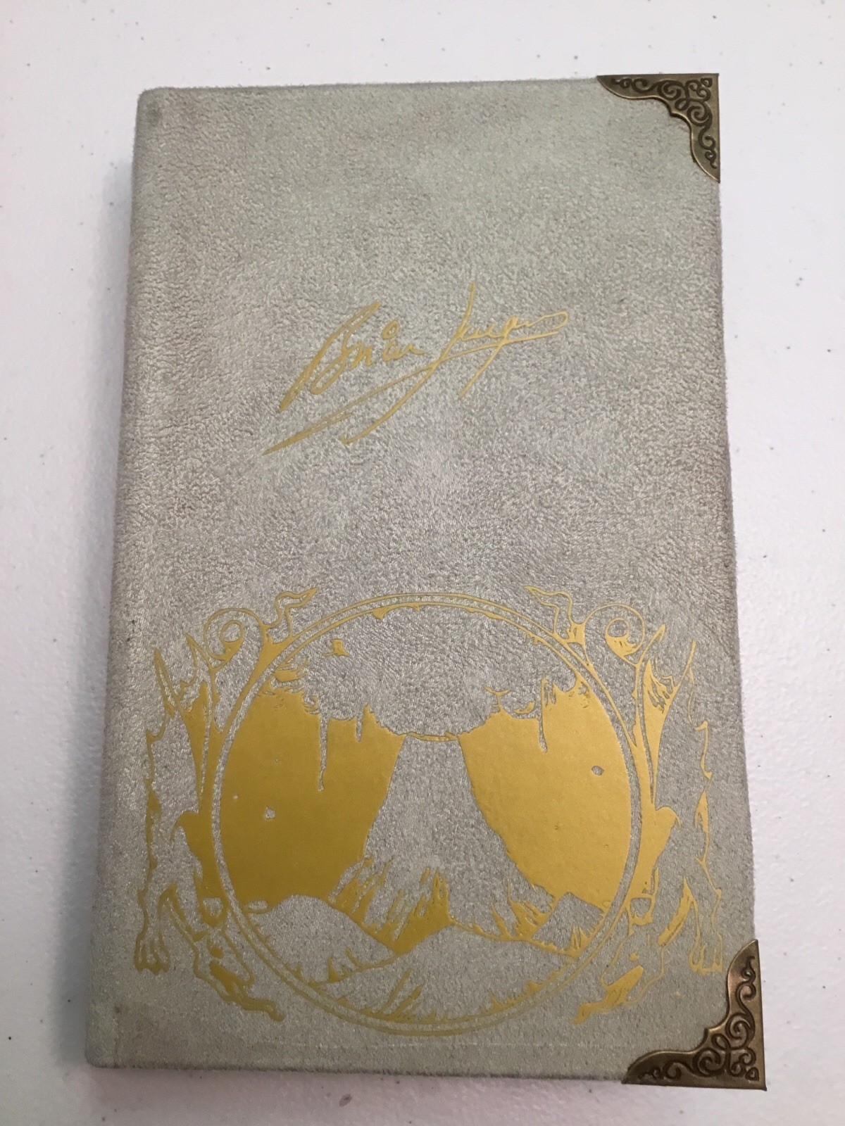 Brian Jacques, Redwall Series Books 1-5, Custom Bound in Suede, Mossflower