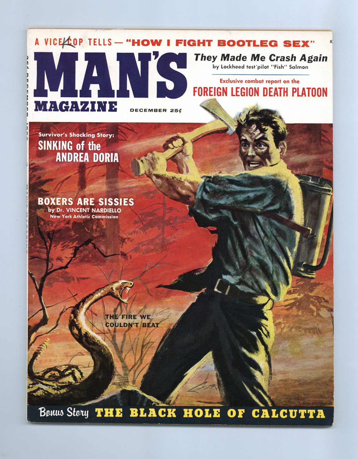 Man’s Magazine Vol. 4 #11 VF+ 8.5 1956