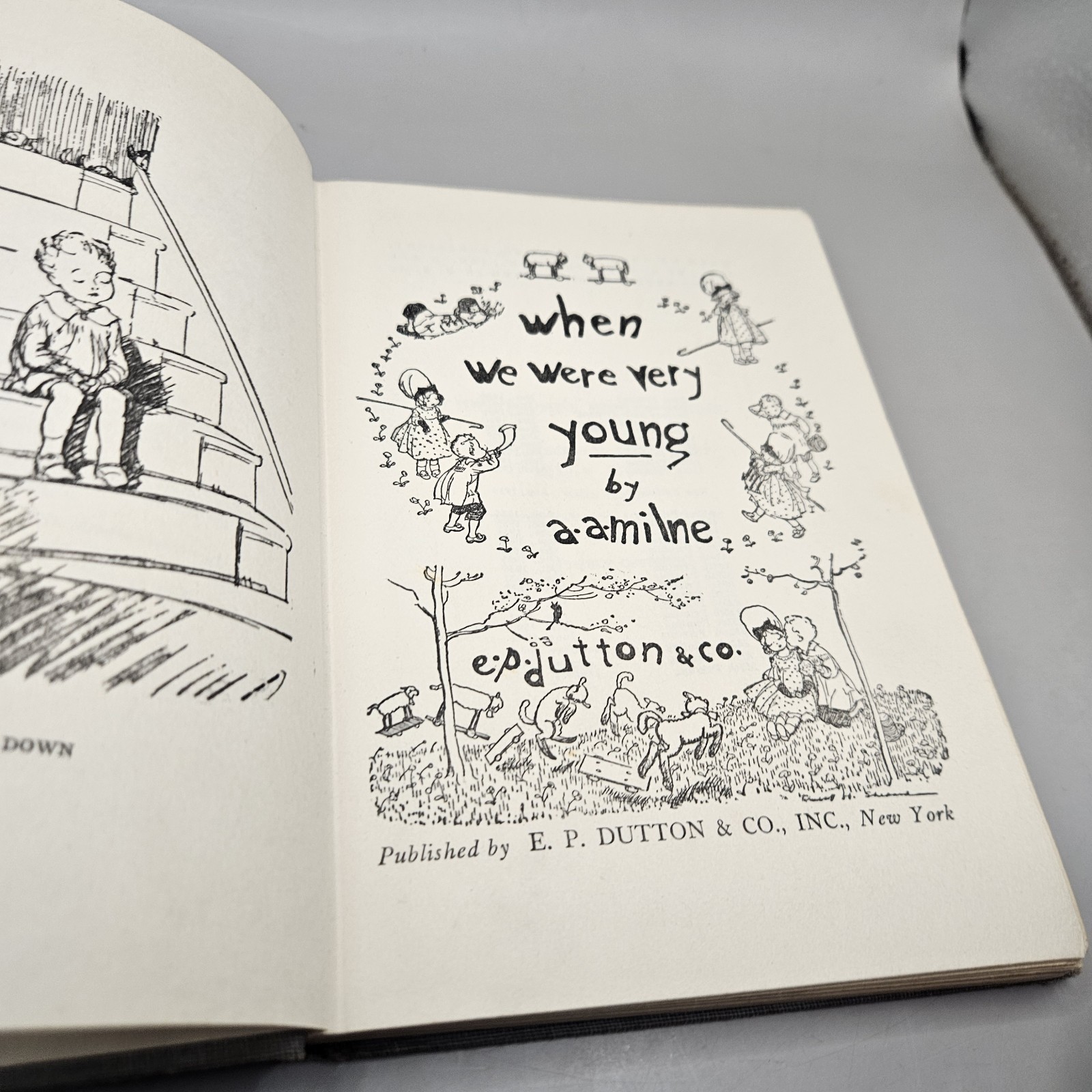 When We Were Very Young by A.A. Milne 1945 Edition HC Book