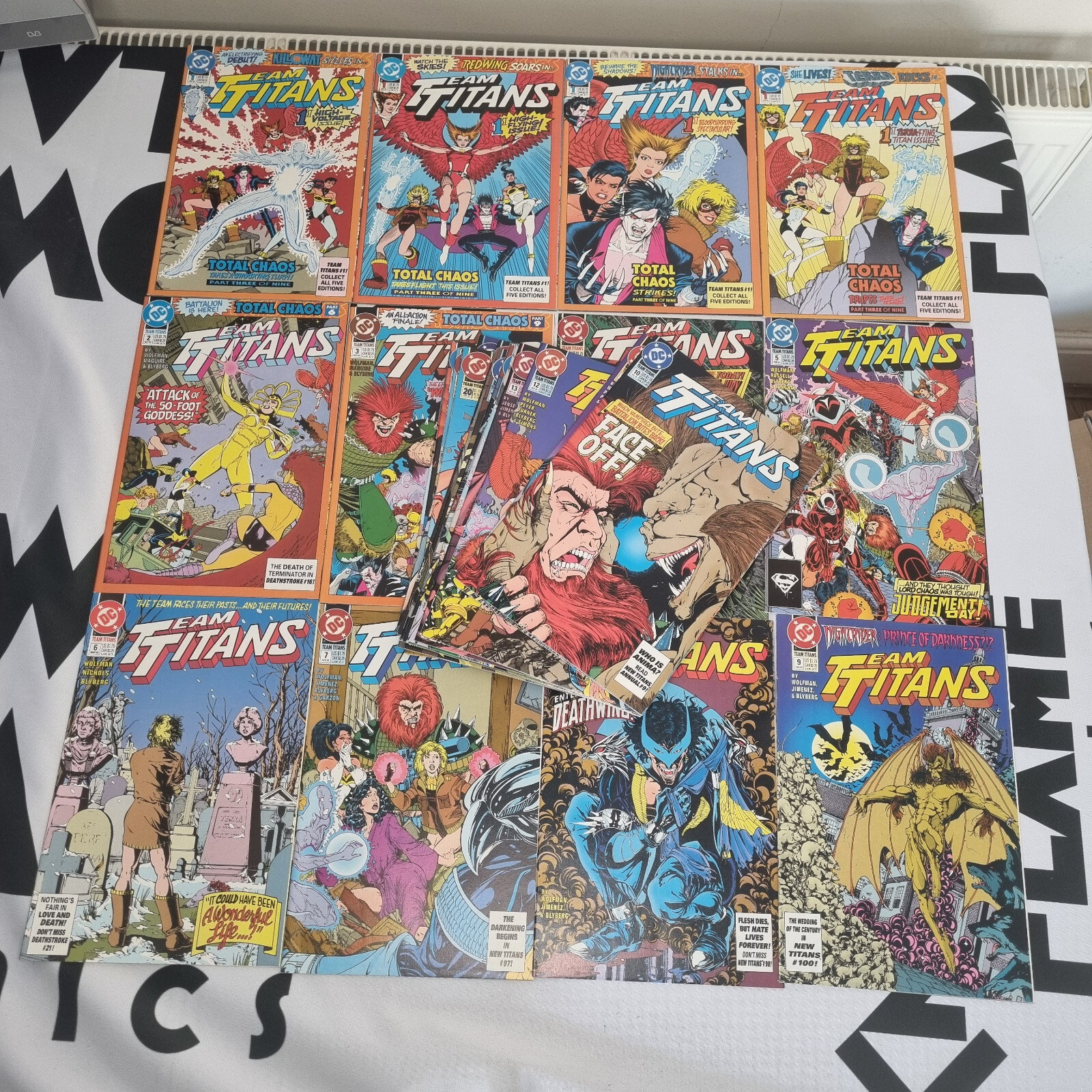 Team Titans #1 to 24 + 4 Variant Complete DC Comics Lot Marv Wolfman