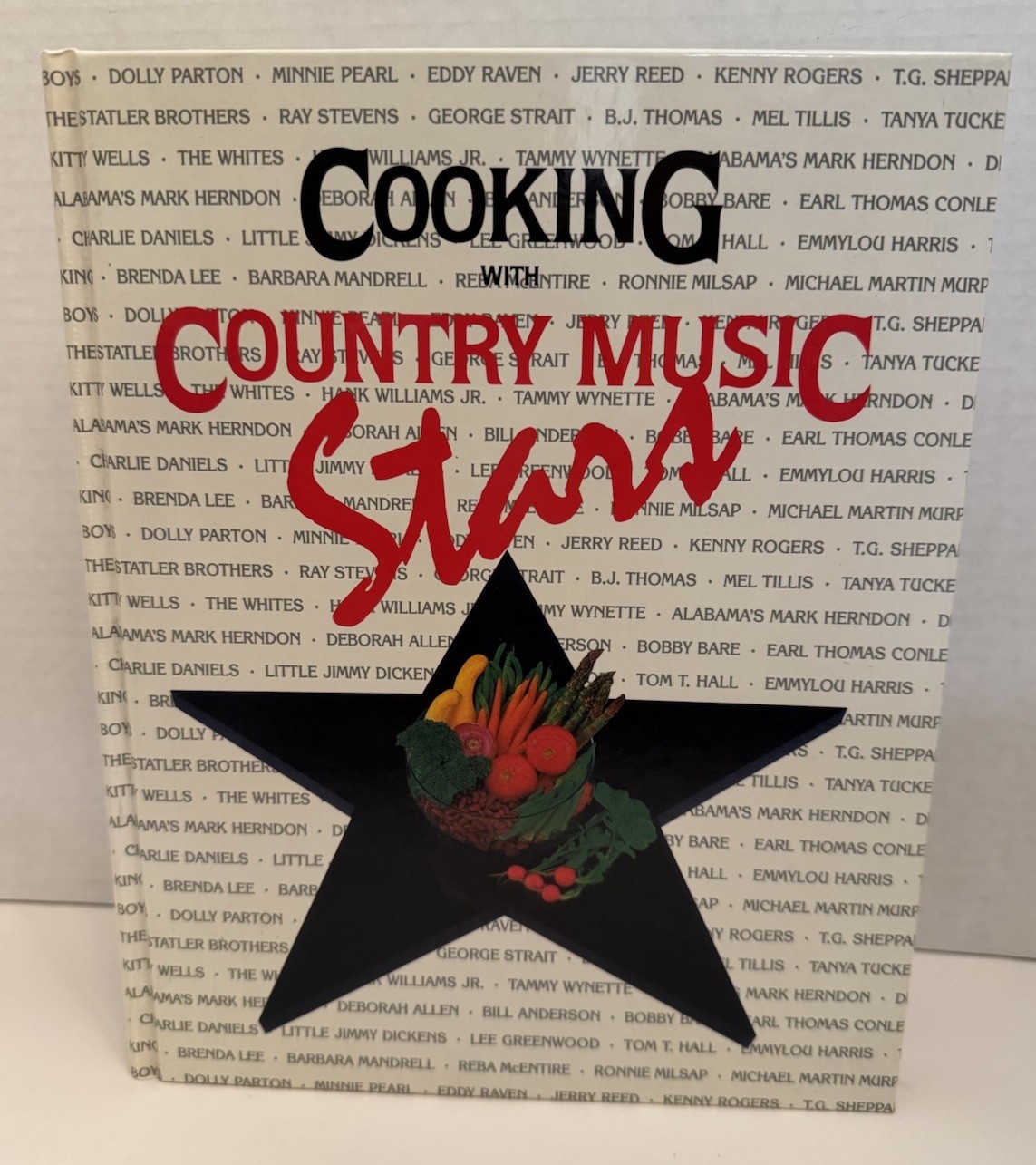 Cooking With Country Music Stars Recipe Cookbook 1991 Ed. Biographies 216 pages