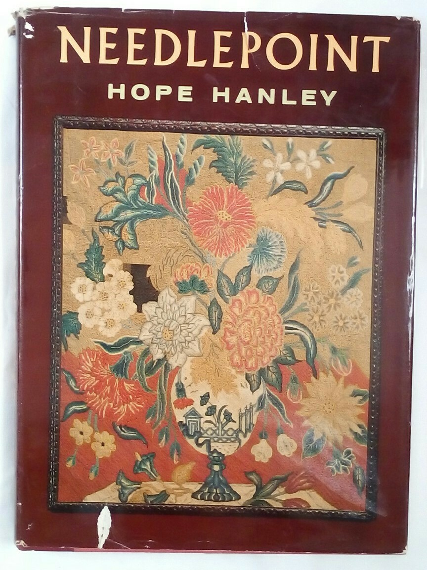 NEEDLEPOINT by Hope Hanley vintage 1964 HB book Charles Scribner’s Sons 158pp