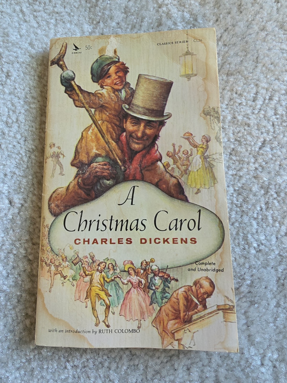 Vintage A Christmas Carol Charles Dickens October 1970 Airmont Published