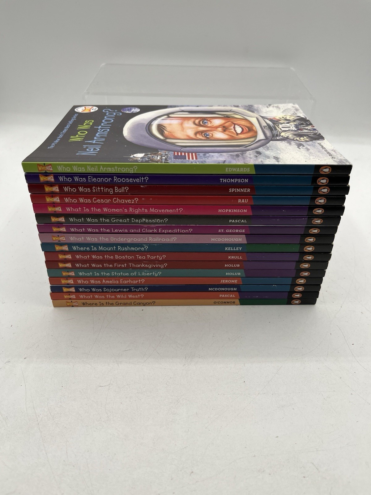 WHO HQ Who, What, Where Books Lot Of 16 Penguin Pub. History Biography Education