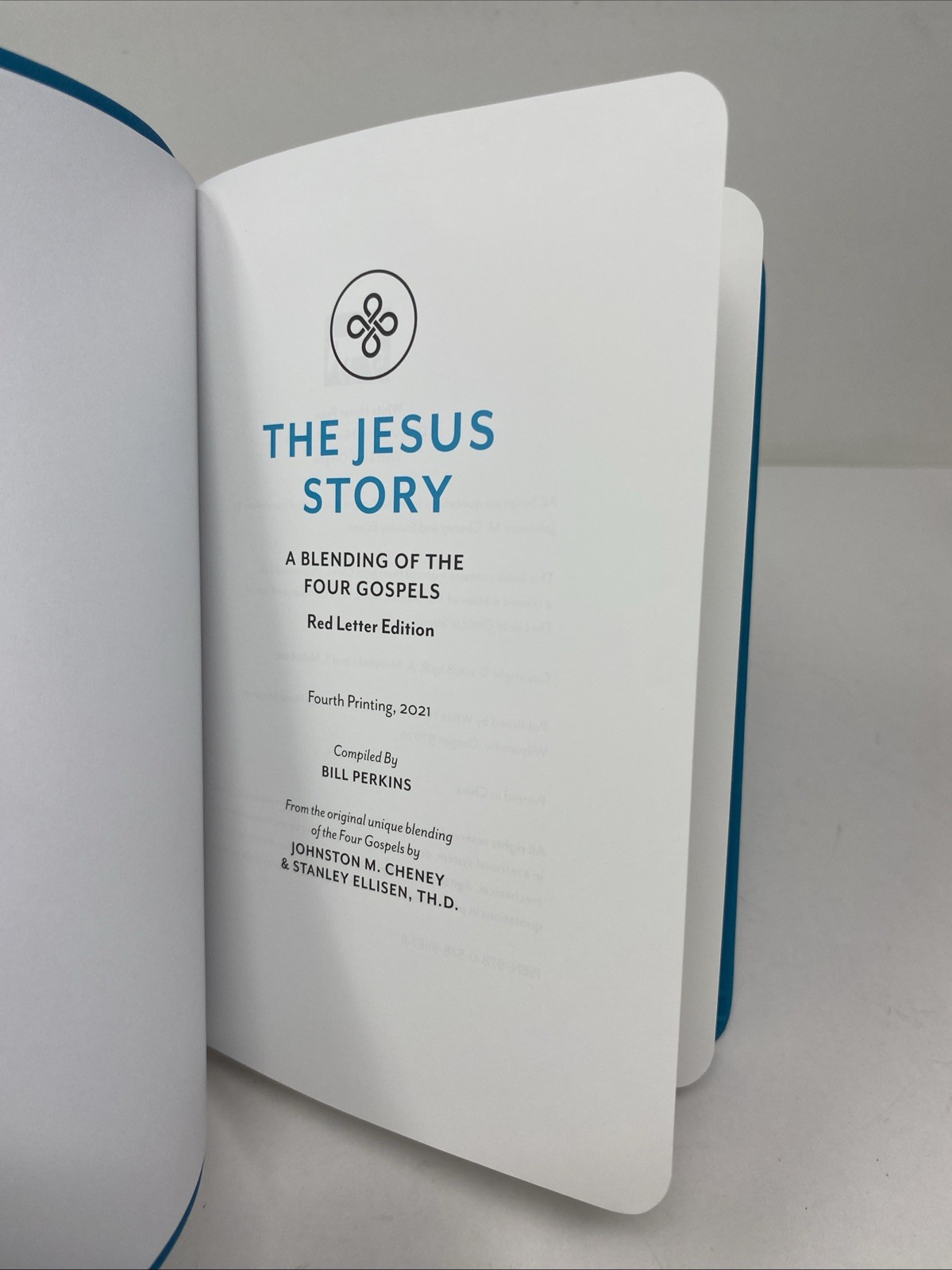 The Jesus Story: A Blending of the Four Gospels, Red Letter Ed. by Bill Perkins