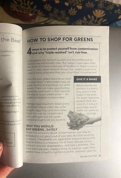 Should I Eat This? Consumer Reports – Updated 5th Edition – 220 Pages Like New