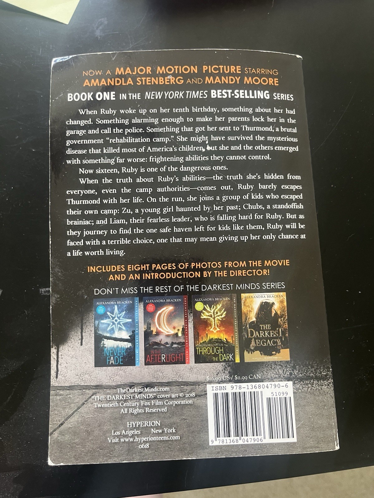Darkest Minds by Alexandra Bracken SIGNED COPY (2018, Trade Paperback)