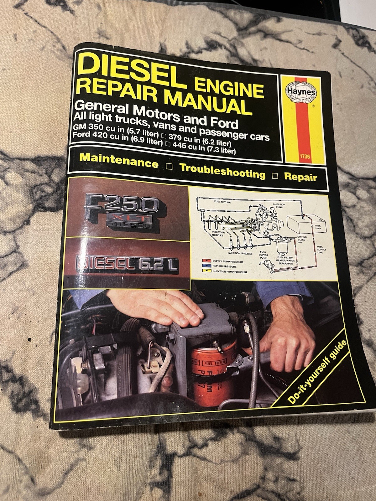 Haynes Diesel Engine General Motors, Ford, Light Trucks, Repair Manual 1736