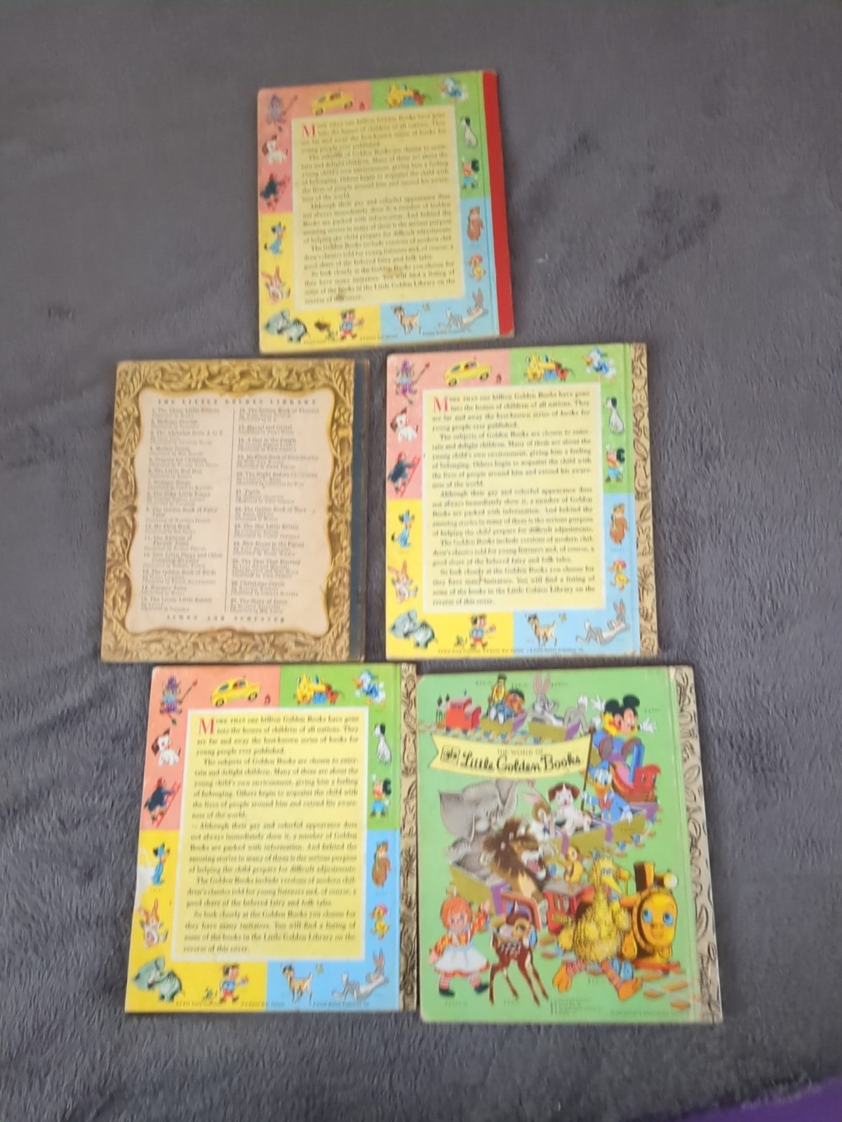 Lot 20 40s-60s Vtg Children’s Books ~Rand McNally Little Golden Wonder Whitman