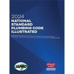 2024 NATIONAL STANDARD PLUMBING CODE ILLUSTRATED BY Iapmo PAPERBACK **NEW**