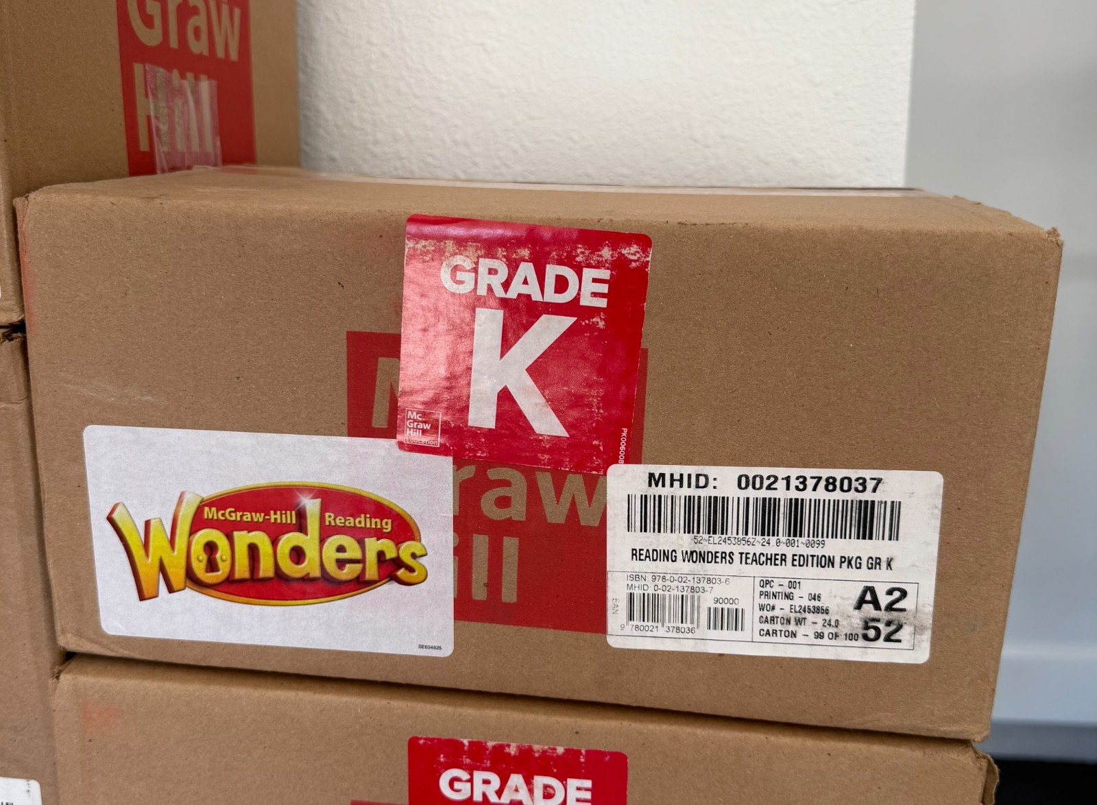 Kindergarten Wonders Teacher Edition Set Units 1-10 NEW 2017 Complete Curriculum