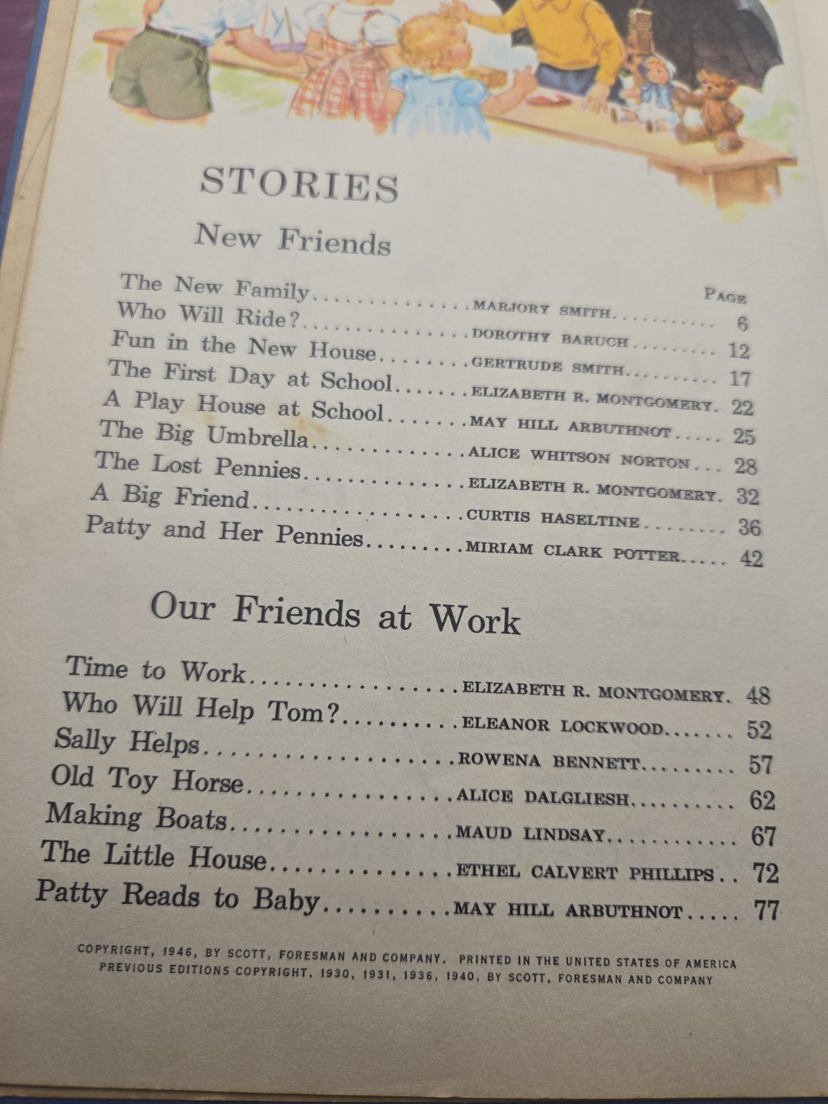 Title: Our New Friends (Scott Foresman Basic Readers) 1946