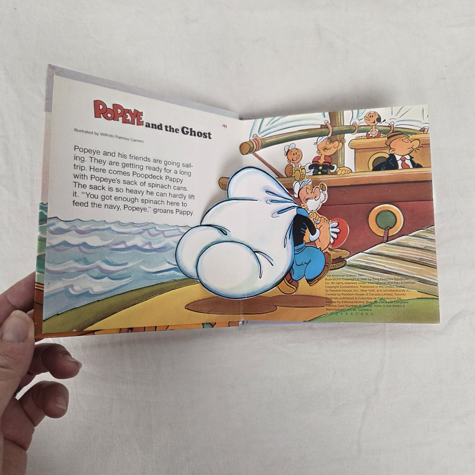 Popeye and the Ghost by King Features Syndicate (1981, Hardcover)