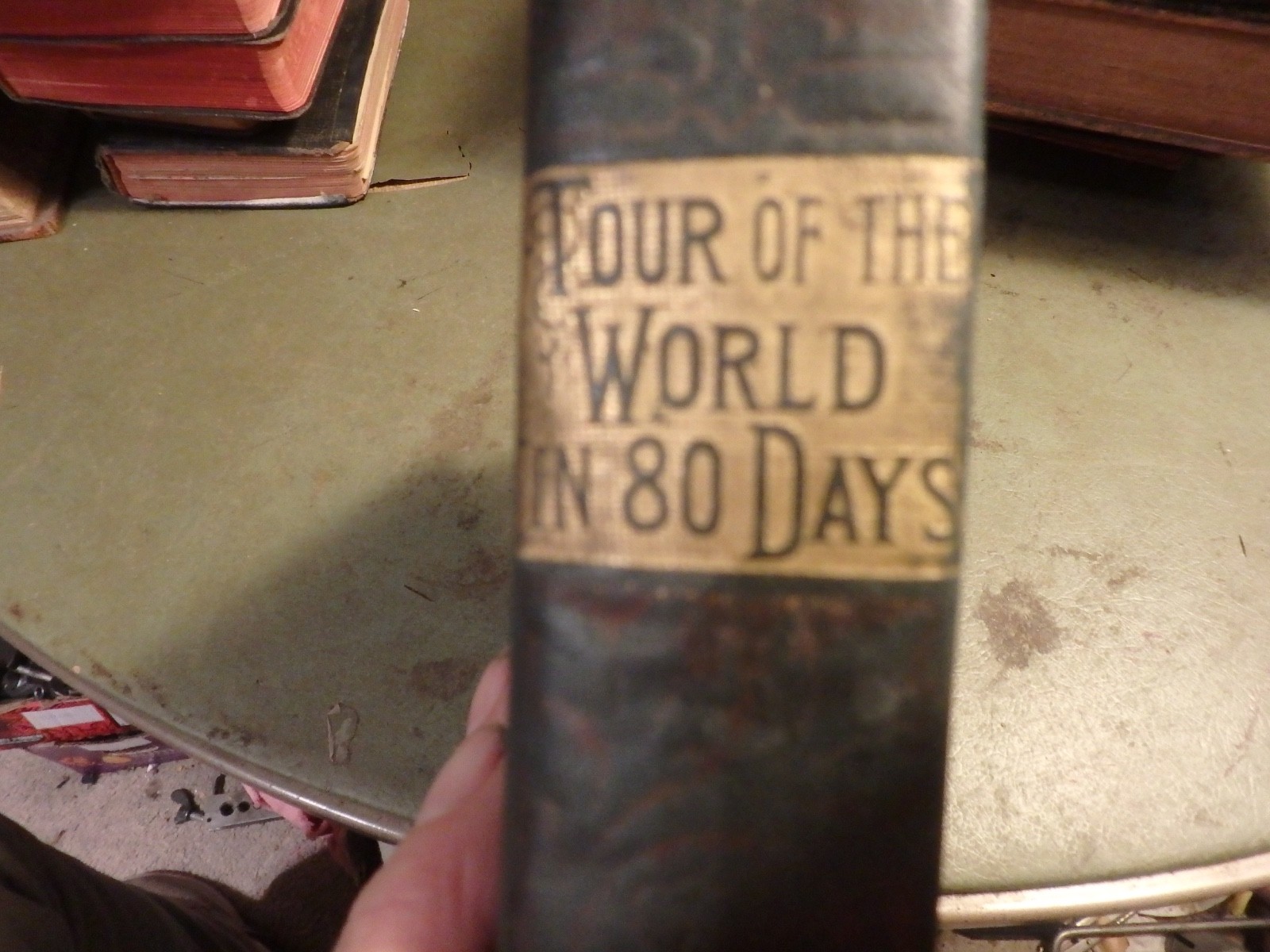 3T-vintage ” Tour of the World in 80 Days by Jules Verne =Lupton pub. 194 pages