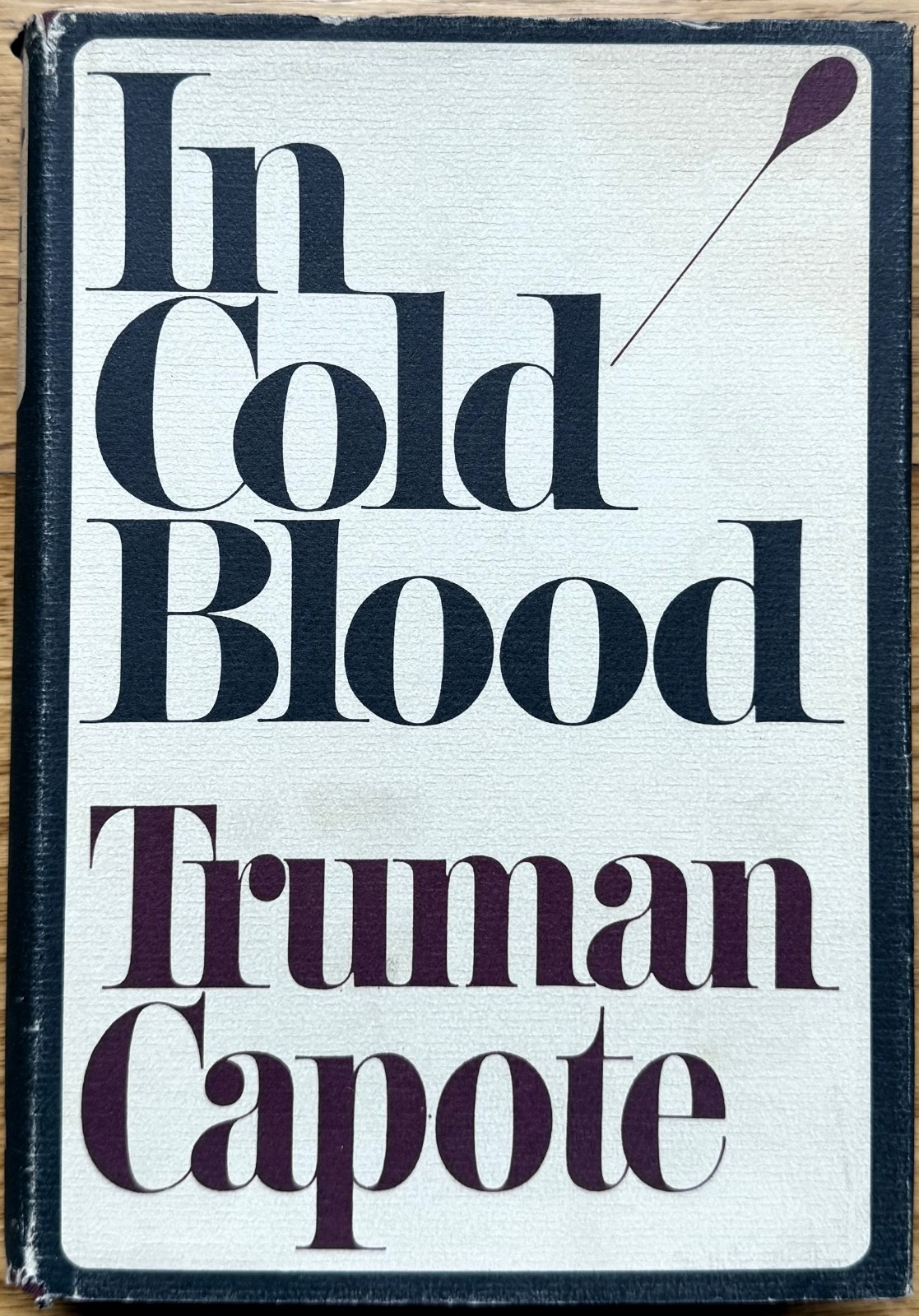 Truman Capote “In Cold Blood” 1965 1st Edition 1st Printing BCE