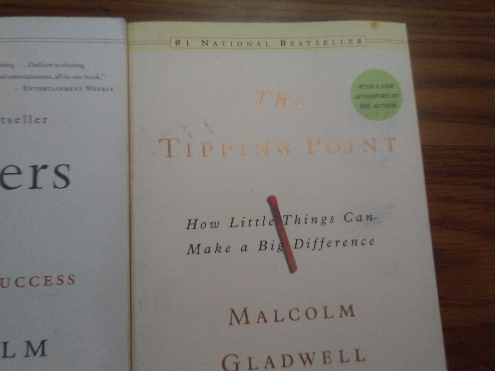 Malcolm Gladwell lot of books -Outliers, Blink, and The Tipping Point