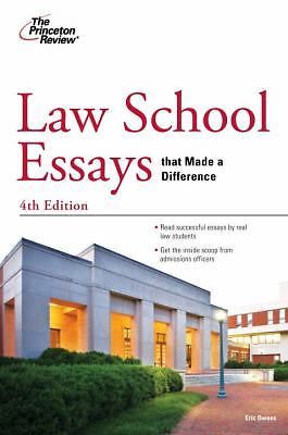 Law School Essays that Made a Difference, 4th Edition (Graduate School Admissio