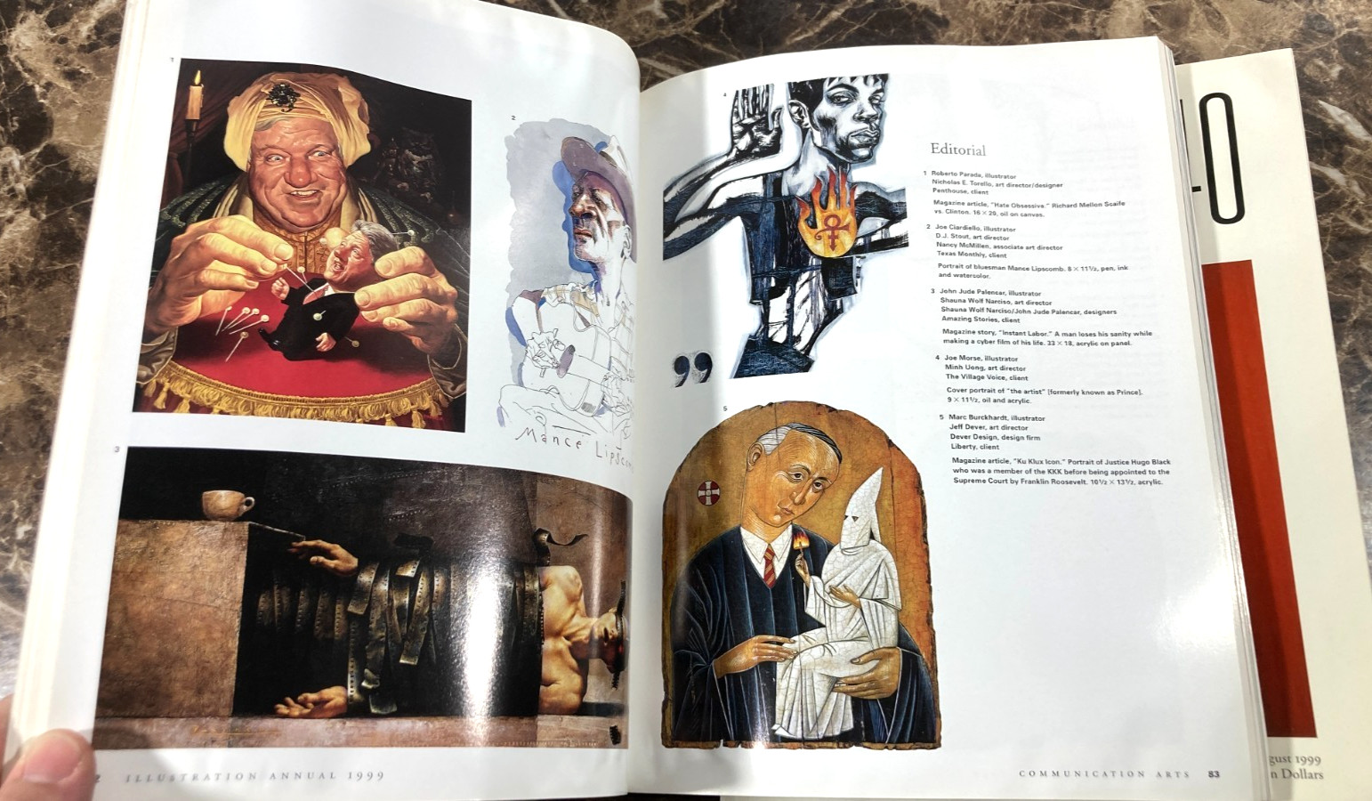 Lot of 8 Communication Arts Magazine Annuals 1998 1999 Advertising Illustration