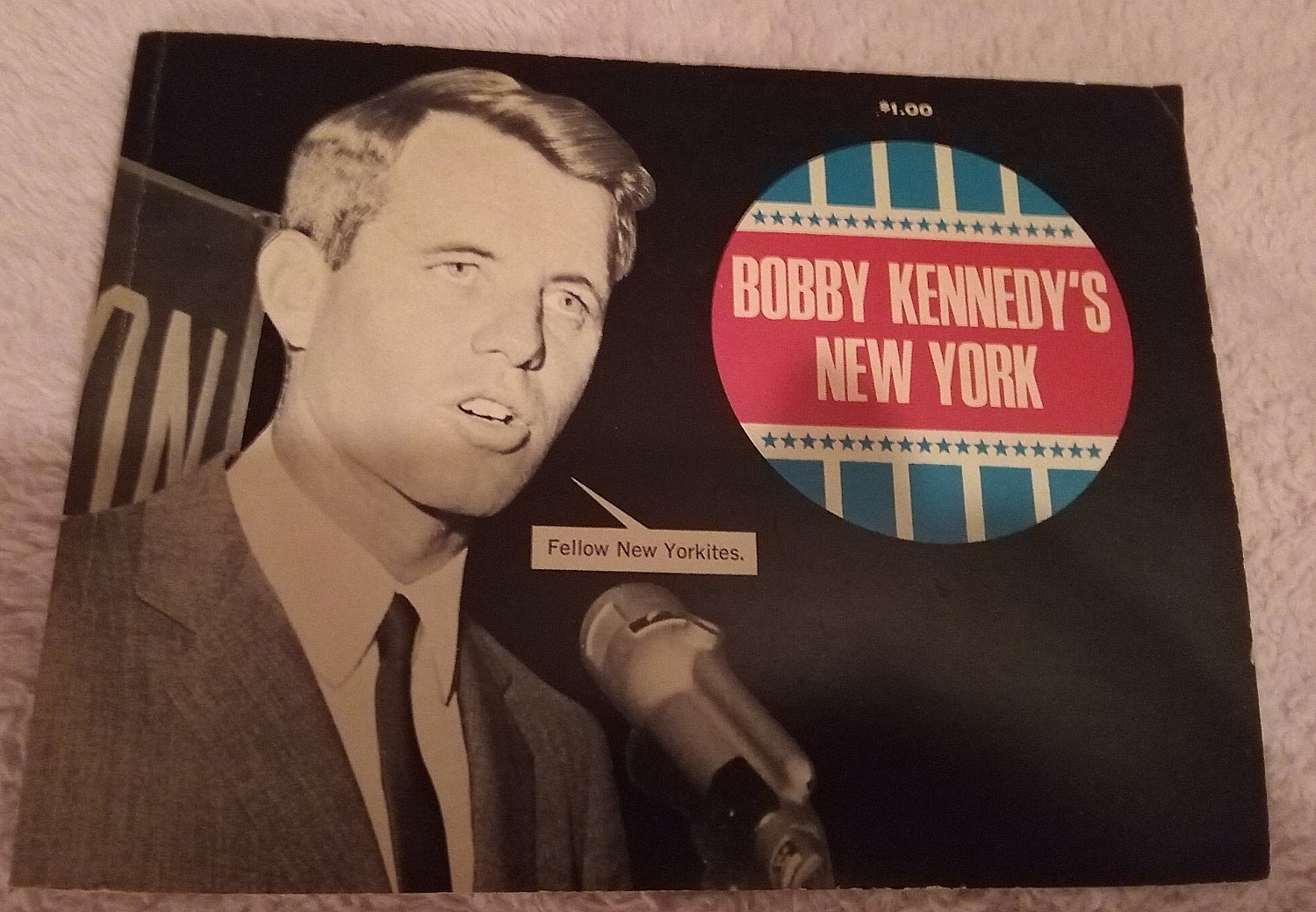 Bobby Kennedy’s New York by Amram Ducovny 1964 political satire postcard booklet