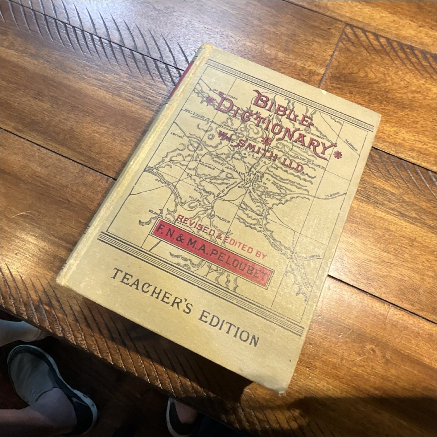 Bible Dictionary Teacher’s Edition by Smith & Peloubet, Winston, 822 Pages