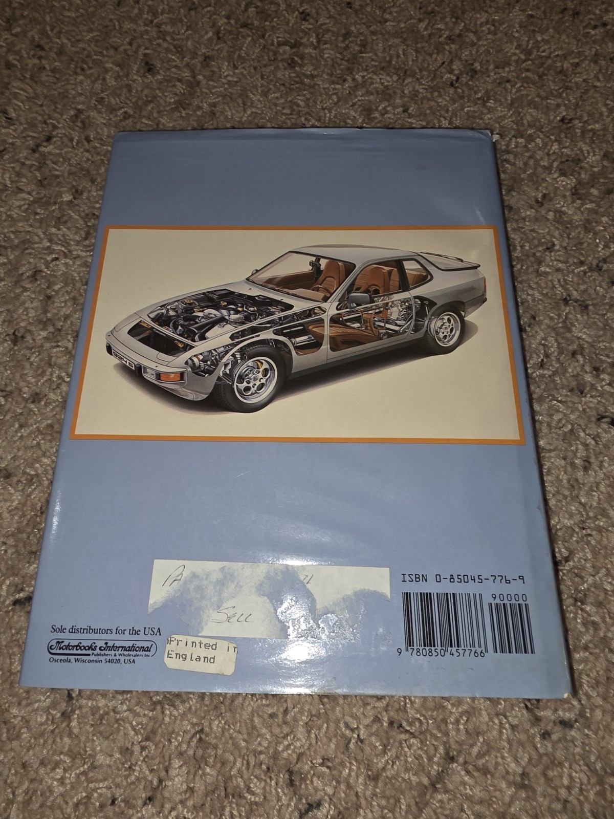 Porsche 924 928 944 Rare Book by Jerry Sloniger Osprey classic Sports Cars