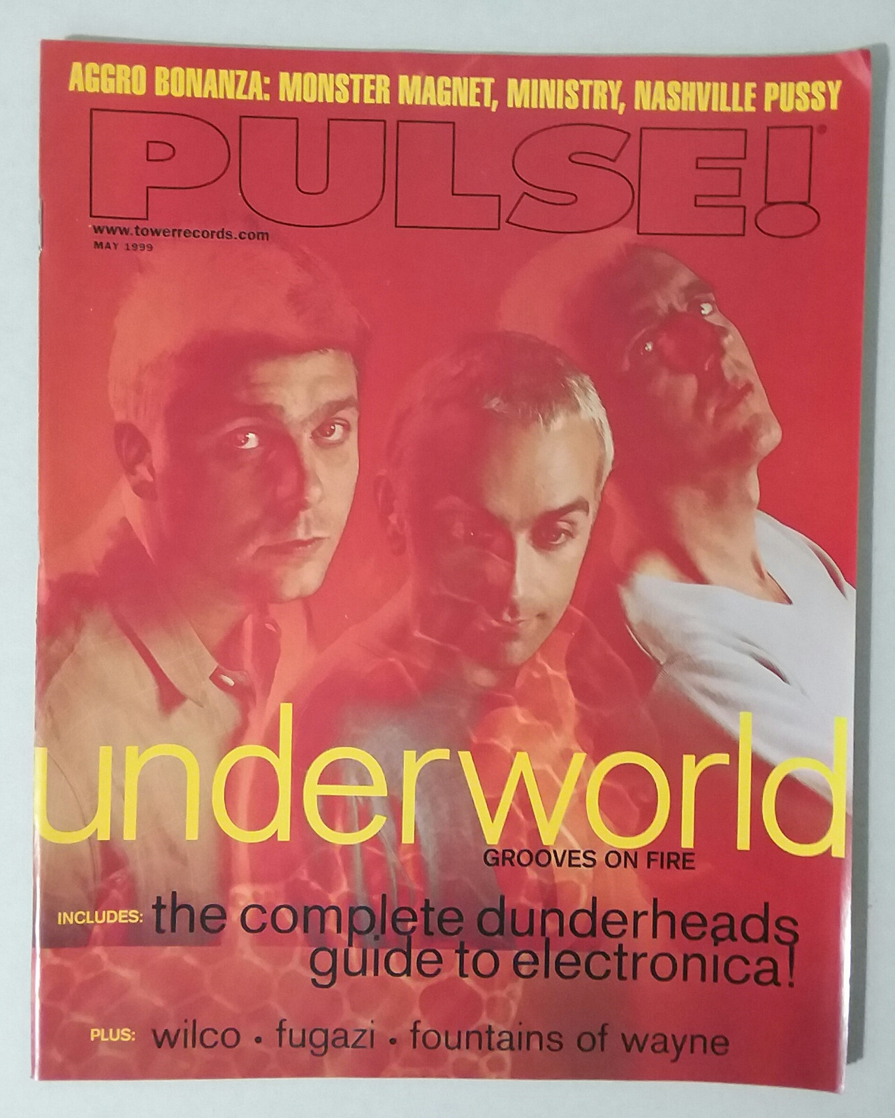 Pulse Magazine (May 1999) Underworld, Wilco, Fountains of Wayne, Ministry UNREAD