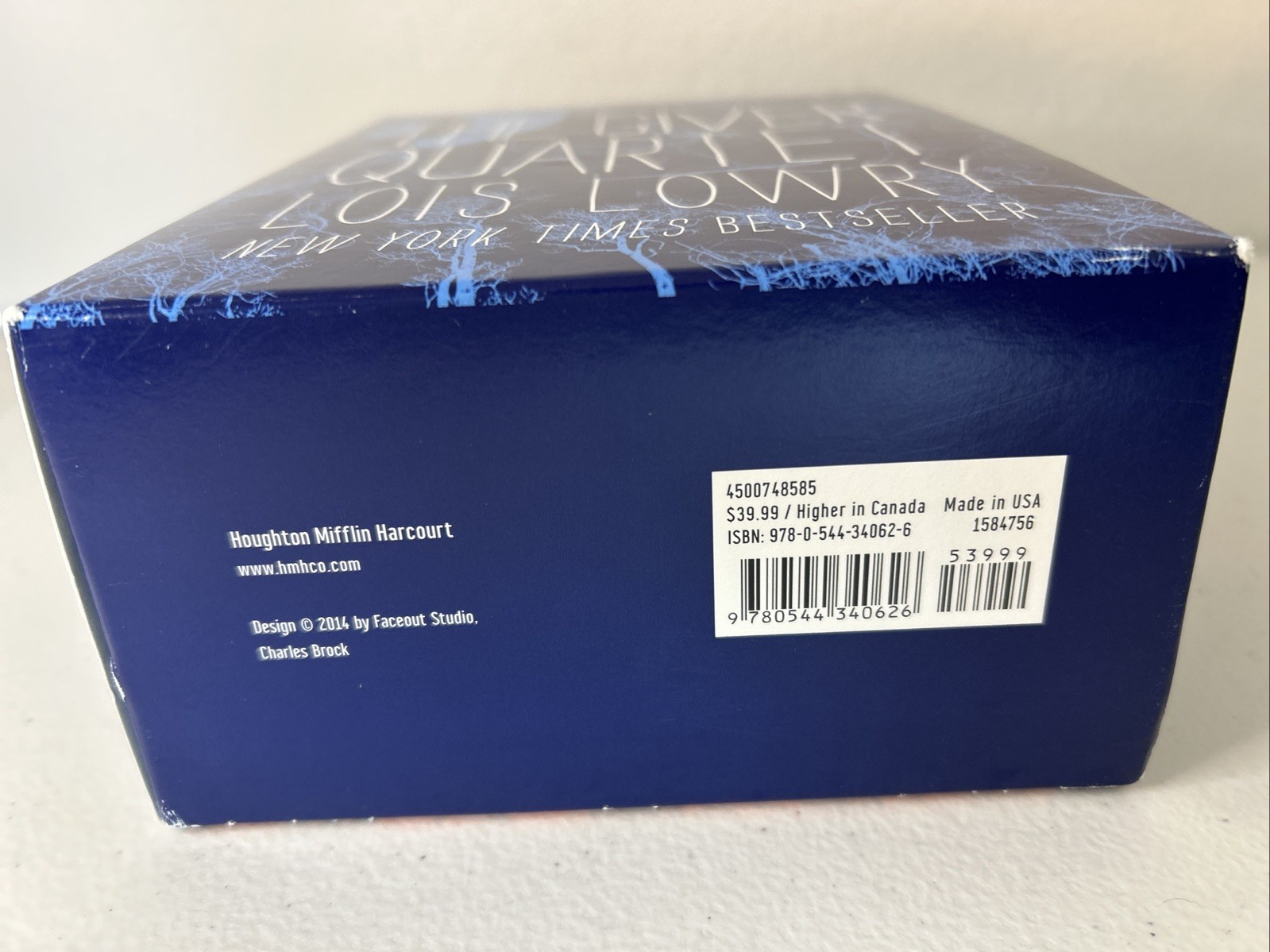 Giver Quartet Box Set Lois Lowry 2014 Hardcover Map Messenger Gathering Blue Son
