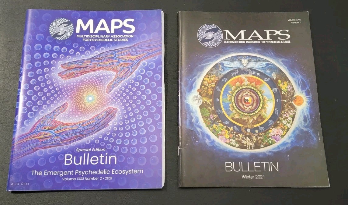 MAPS Bulletins Psychedelic Studies Literature & Art, 8 Magazines, Womens…
