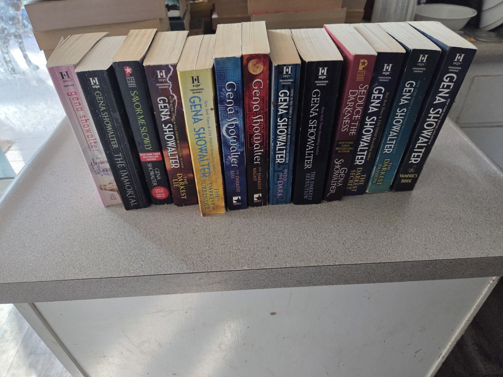 Gena Showalter Lot. 12 Books 1 3-in-1 =15 Story. Paranormal Romance. Paperback